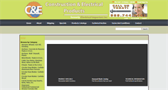 Desktop Screenshot of constructionandelectrical.com